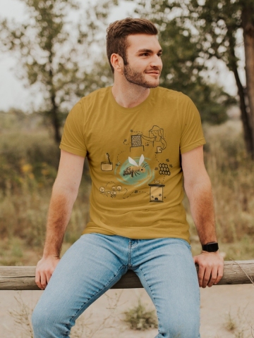 VČELA - mužské tričko