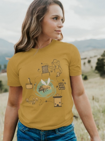 VČELA - ženské tričko